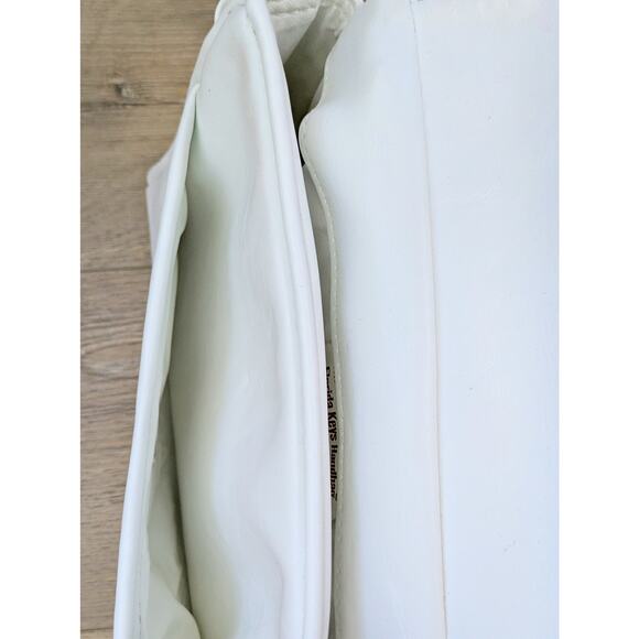 VTG 80s The Original Florida Keys White Pink Hibiscus Flower Shoulder Bag Purse - Picture 6 of 13